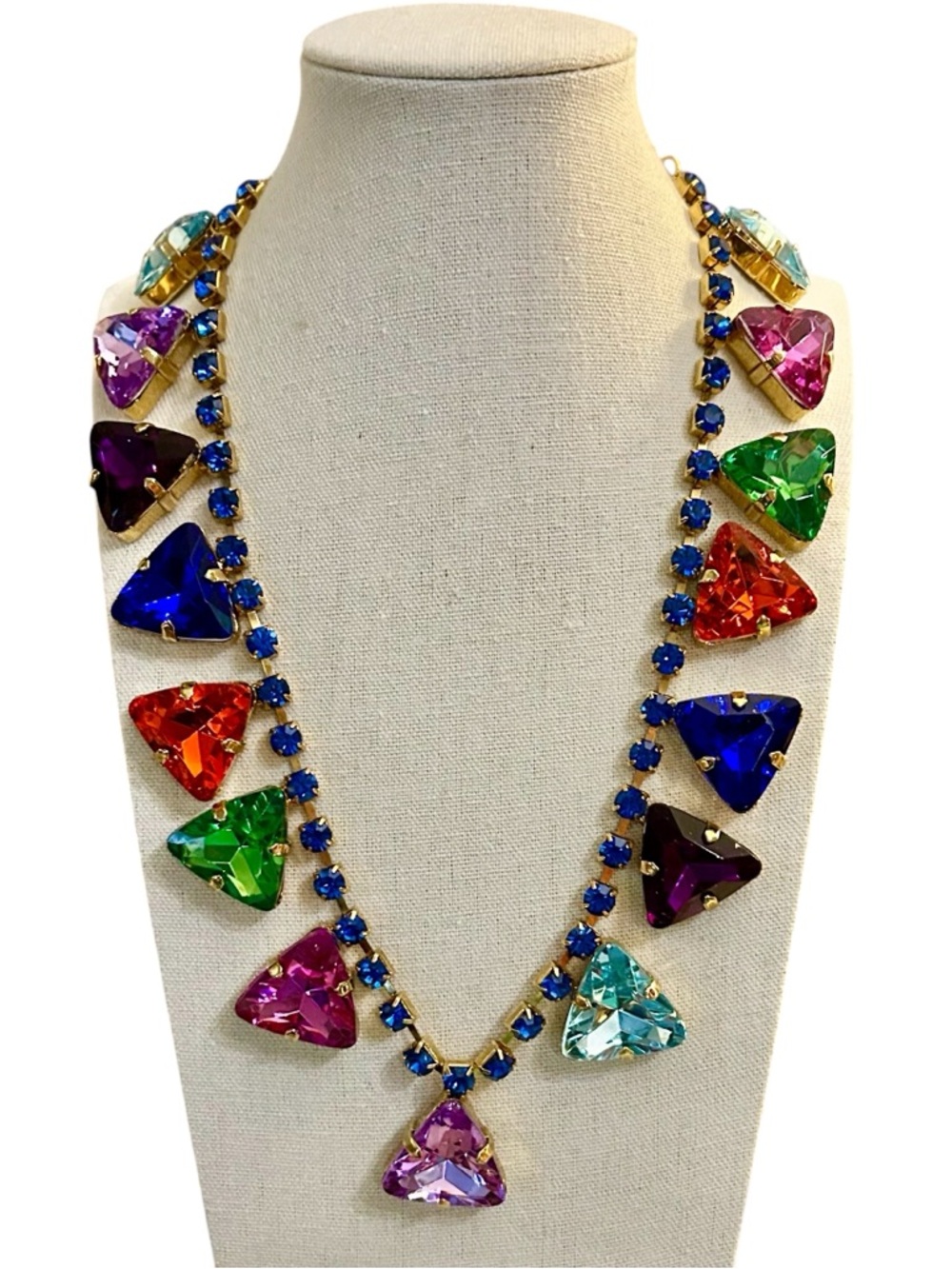 Erickson Beamon Rainbow Gemstone
Necklace